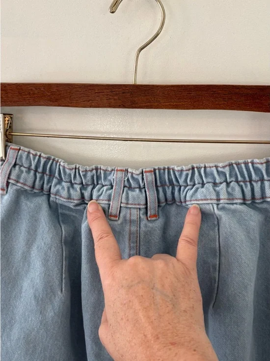 Big Bud Press Denim Hi-Rise Trousers. Size Large. - Picture 6 of 16